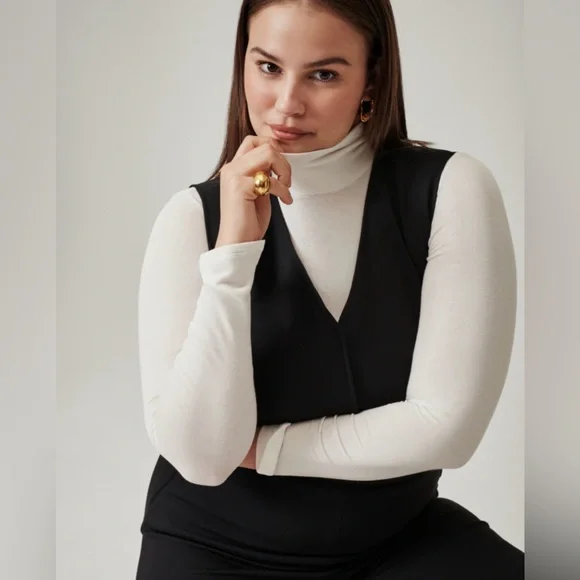 NWT SPANX Classic Black Sleeveless Jumpsuit - Picture 5 of 14